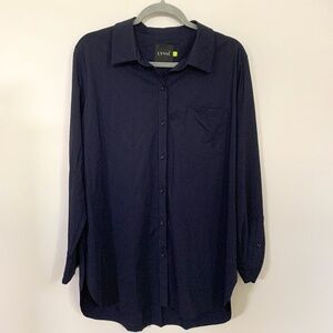 Schiffer Button Down - True Navy